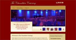 Desktop Screenshot of chandeliercatering.com
